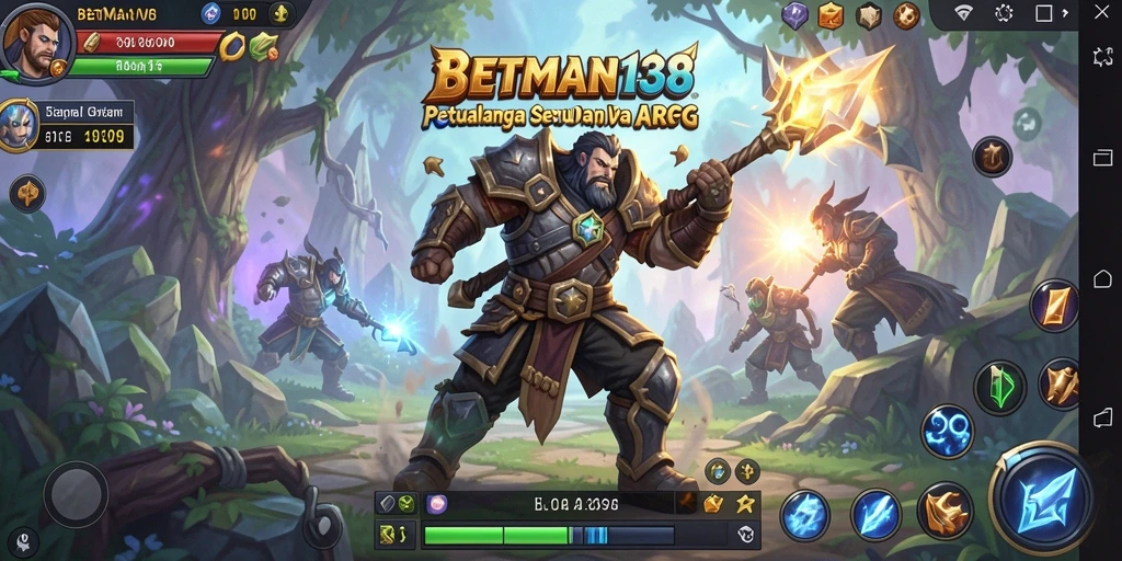 Screenshot BETMAN138 menunjukkan momen mendebarkan dalam pertarungan ARPG.