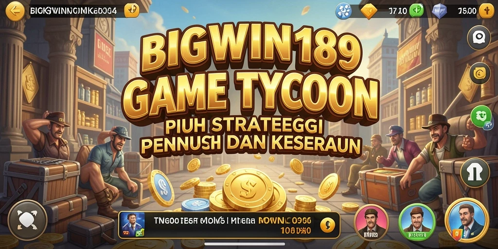 Screenshot gameplay <strong>BIGWIN189</strong> menunjukkan keseruan mengelola bisnis Tycoon.