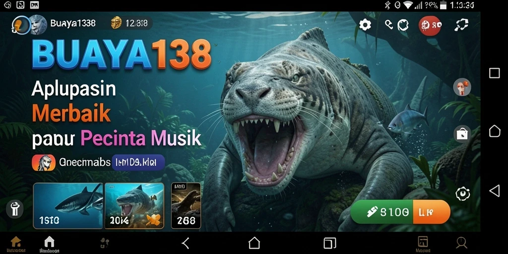Tangkapan layar gameplay BUAYA138 yang menampilkan keseruan bermain musik.