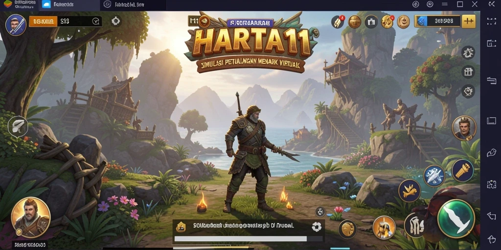 Tampilan menarik dari gameplay HARTA11 dengan berbagai misi seru.