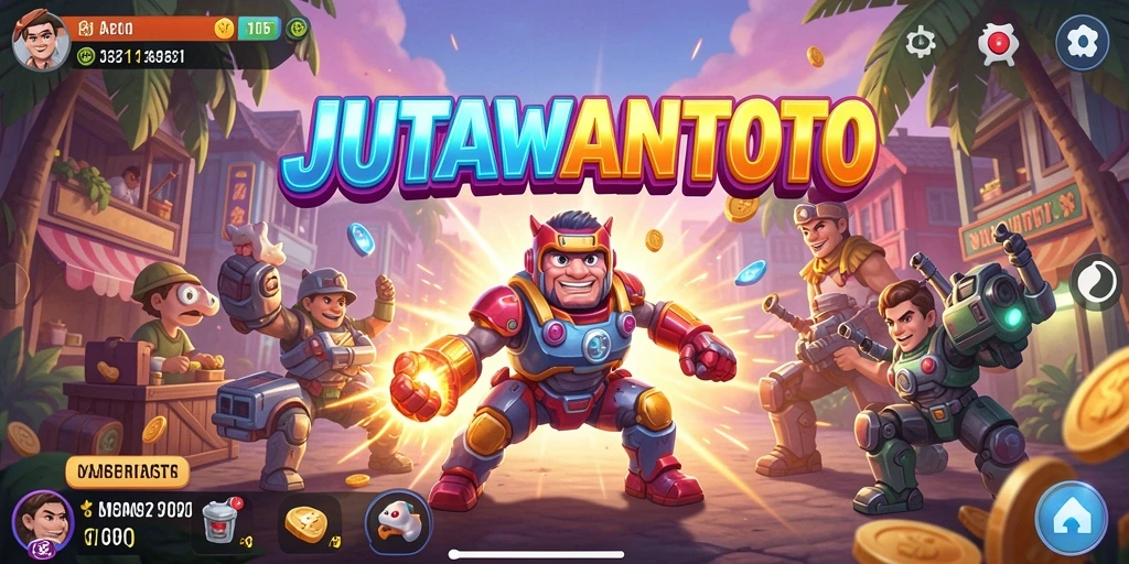 Tampilan gameplay JUTAWANTOTO yang seru dan dinamis