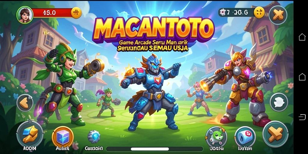 Tampilan menarik dari gameplay seru MACANTOTO.