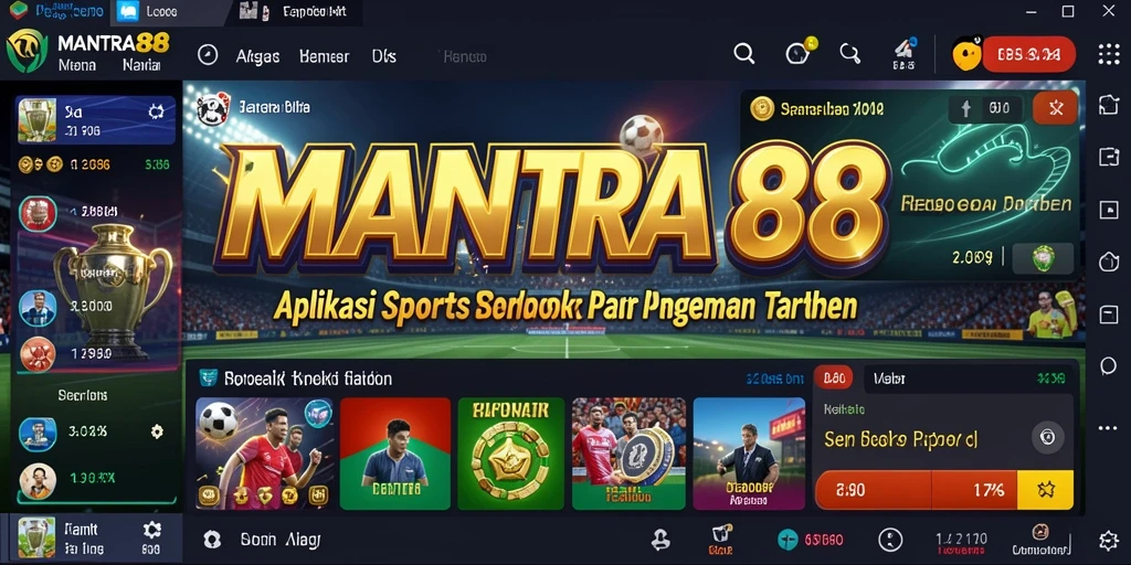 Tampilan menarik dari permainan taruhan di MANTRA88.