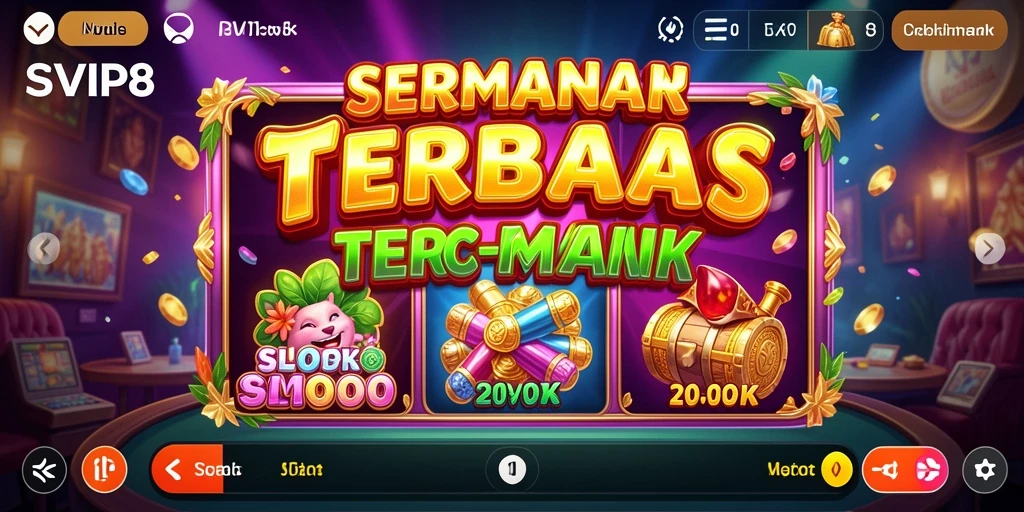 Screenshot gameplay SVIP8 menampilkan keseruan permainan Slot yang menghibur.