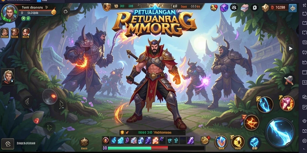 Gameplay TO288 menampilkan pertempuran yang mendebarkan dan dunia yang luas.